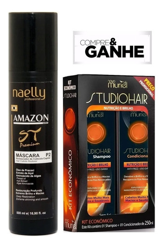Naelly St Premium Definitiva P2 - 500ml + Brinde!