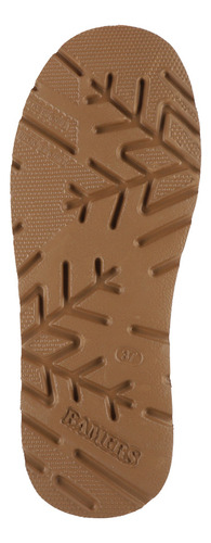 Bota Mujer Bamers Blast Button Cuero Caramelo