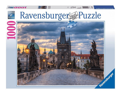 Rompecabezas 1000 Piezas Ravensburger Puente De Carlos Praga