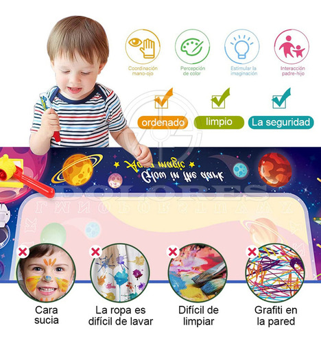 Xing Tapete Para Dibujar Agua Reutilizable Juguete Doodle