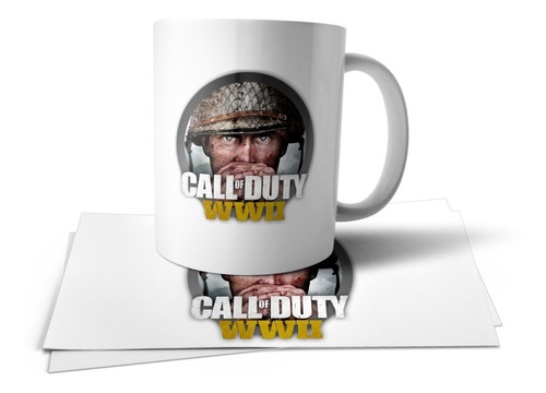 Call Of Duty Wwii Personajes Taza Tu Propio Estilo