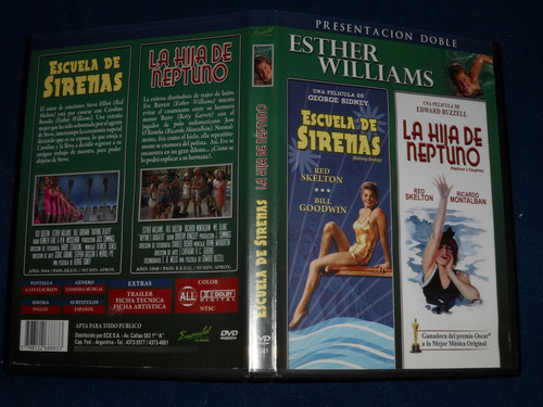 Escuela De Sirenas / Hija De Neptuno- Dvd- . Esther Williams (Usado)