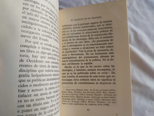 El Crepusculo De Las Ideologias - G. Fernandez De La Mora (Usado)