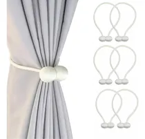 Comprar Pack De 6 Sujetadores De Cortina Lazo Magnético Broche