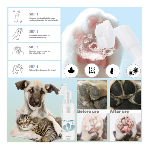 Kit De Limpieza De Patas Para Mascotas De Pet Pet Pet Pet De