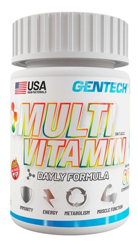 Daily Formula X60 Gentech Multivitamin Vitaminas Minerales