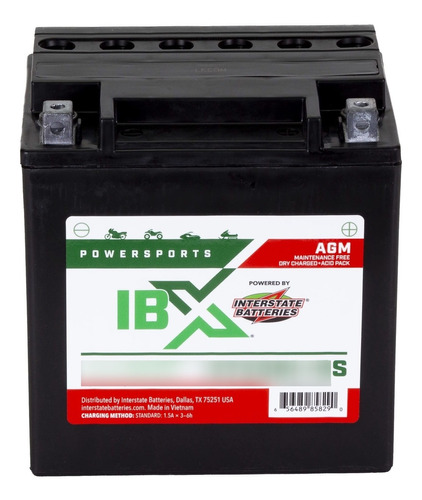 Interstate Bateria Ytx30l-bs Repuesto Recargable 12 5 30