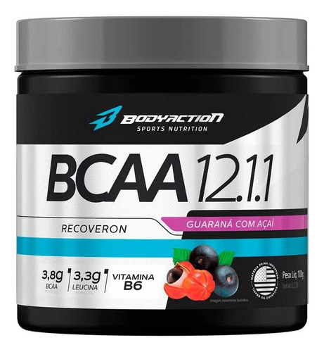 Bcaa 12:1:1 Recoveron (100g) - Sabor: Açai Com Guaraná Guaraná Com Açaí