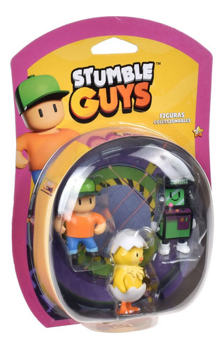 Pack 3 Figuras 5 Cms Stumble Guys - Hatchling