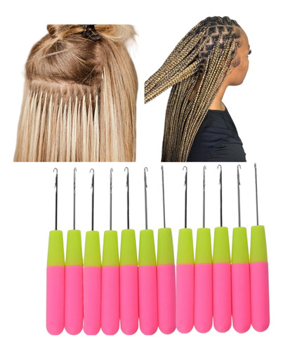 12 Ganchillos Para Extensiones A Crochet