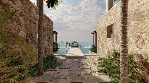 Departamento En Venta En La Playa En Tankah Tulum (1040)