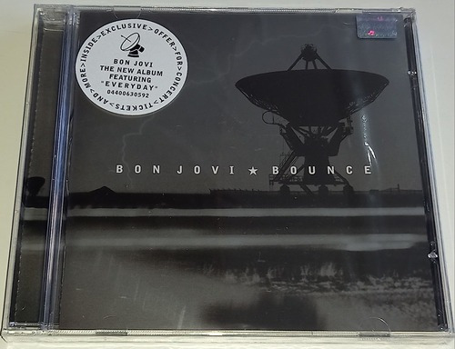 CD Bon Jovi Bounce. Versión estándar del álbum Novo Lacrado