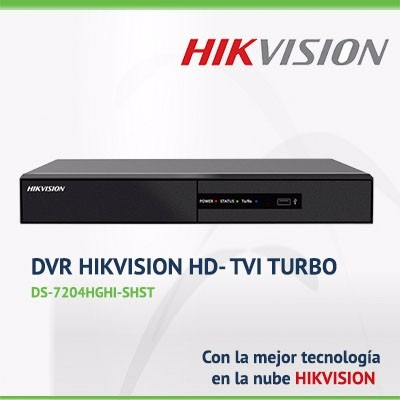 Dvr Hikvision 4 Canales Ip Turbo Hd Hasta 1080p Cctv Premium