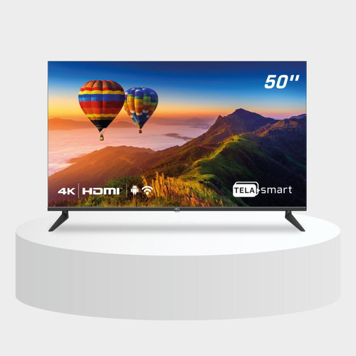 Smart Tv Led 50  4k Hq 3 Hdmi 2 Usb Wi-fi Design Slim