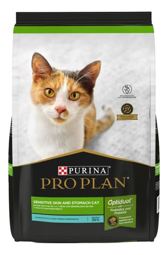 Pro Plan Sensitive Skin And Stomach Gato Adulto 3kg