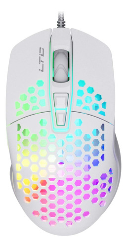 Mouse Gamer Ltc Rgb Honeycomb White