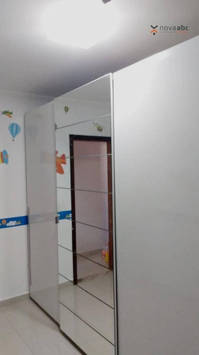 Cobertura Com 2 Dormitórios À Venda, 63 M² Por R$ 425.000,00 - Vila Humaitá - Santo André/sp - Co0969