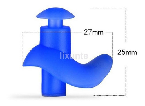 Imagen 2 de 4 de Tapaoidos Tapones Protector Ruido Silicona Oido + Estuche