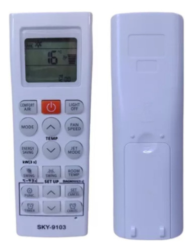 Controle Ar Condicionado Compativel Ar LG Linha Top Cor Branco