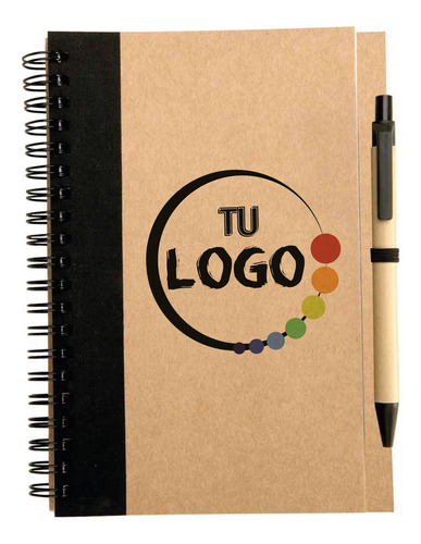 Cuaderno Ecológico Croquis Con Bolígrafo Personalizado