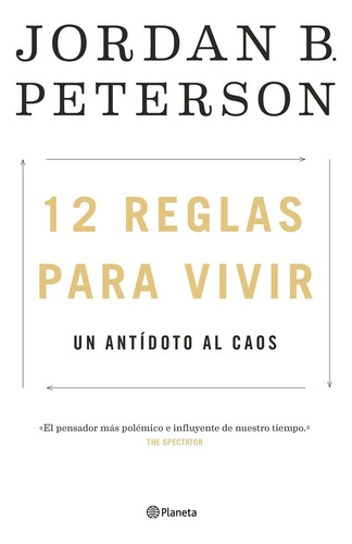 Libro 12 Reglas Para Vivir - Jordan Peterson