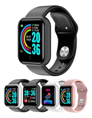 Reloj Smartwatch  Y68 Mujer  Dama Deporte Notificaciones Y68