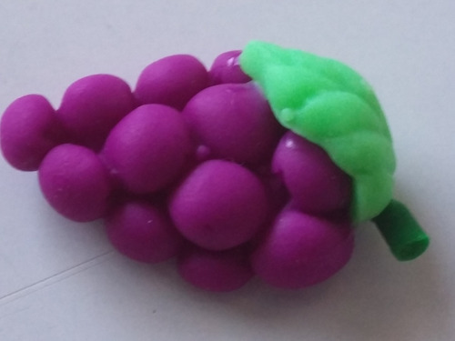 20 Apliques De Uvas De Biscuit Para Enfeites