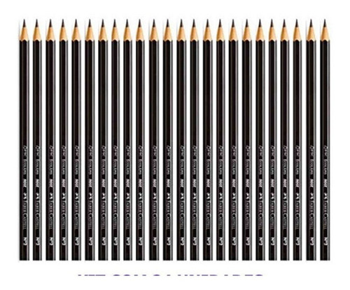 Caixa 84 Lápis Faber Castell Preto Grafite Nº2 Escrever 