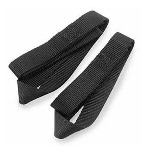 Mac's Tie Downs 111224 Negro 24  X 1  Soft Loop 4.000 Lb Cap