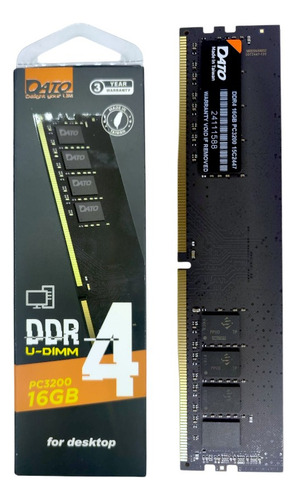 Memoria Ram Ddr4 16gb 3200mhz Pc Dato Dt16g4du32