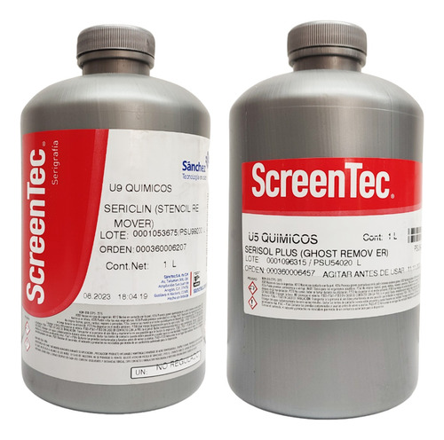 Sericlin + Serisol Plus Para Serigrafia 1 Litro