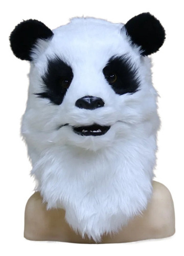 Nova Máscara De Panda Cos Head, Brilhante, Com Design Ani