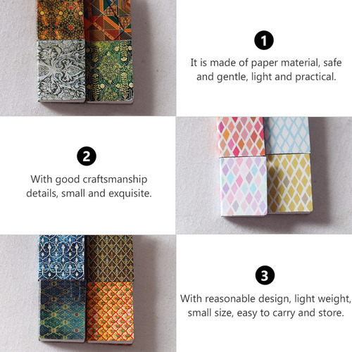 Mini Cuadernos De Colores, 20 Unidades, Adornos Para Casas P