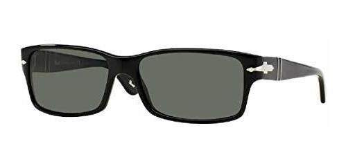 Po2803s 95/58 58mm Gafas De Rectángulo Verde Negro / Q18qq