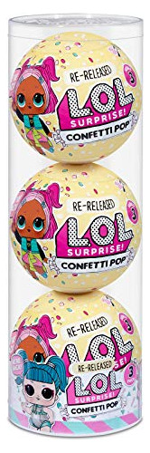 ¡sorpresa! Confetti Pop 3 Pack Glamstronaut  3 Muñecas Libe