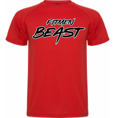 Camiseta 100% Poliester Estampada Fitmen Beast