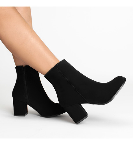 Botas Mujer Casual Tacon Comodo Moda Dama Botin Para Dama