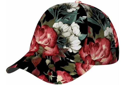 Alrbe Tin Gorras De Béisbol Abstract Watecolor Flower Sun Ha