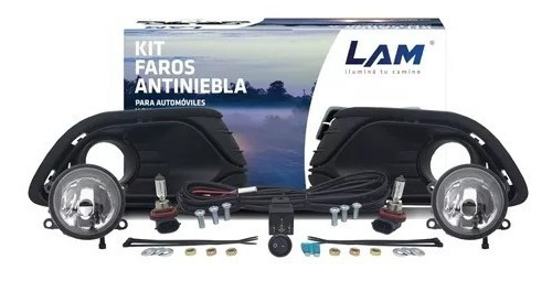 Kit Completo Luces Antiniebla Renault Logan Negra 2018 2019