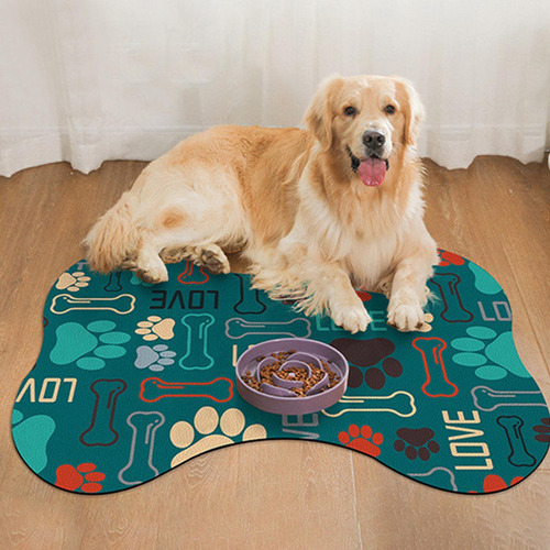 J Alfombrilla Absorbente For Alimentación De Mascotas,