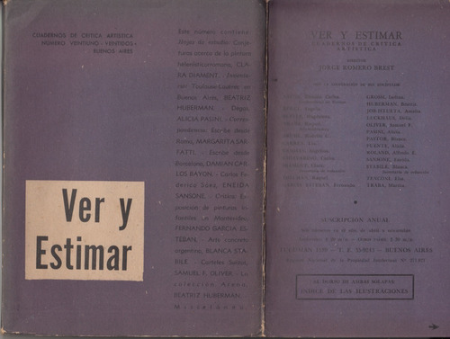 1951 Carlos Saez Arte Concreto Argentino Ver Y Estimar 21/22