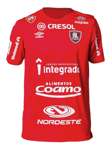 Camiseta Oficial Futsal Campo Mourão Umbro Vermelha