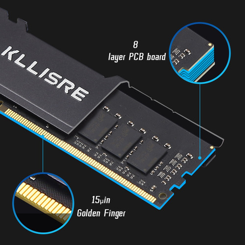 Memoria Ram Kllisre 16gb (2x8gb) 3200mhz Ddr4 Udimm