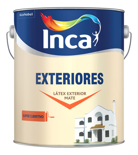 Latex Exteriores Inca Blanco 4lts