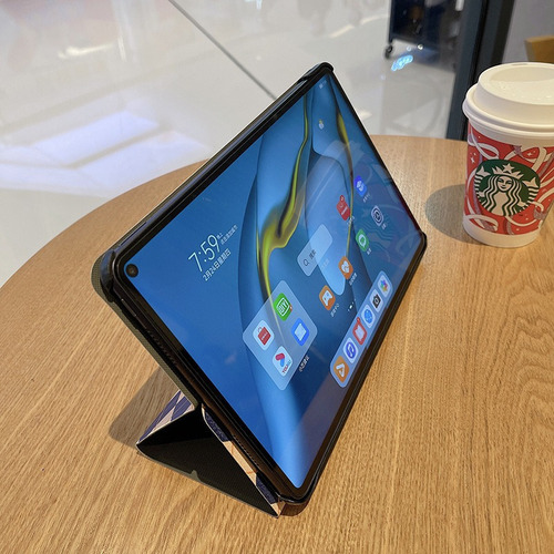Caja De La Tableta Del Paisaje Para Samsung Tab S7fe/s8+/s8