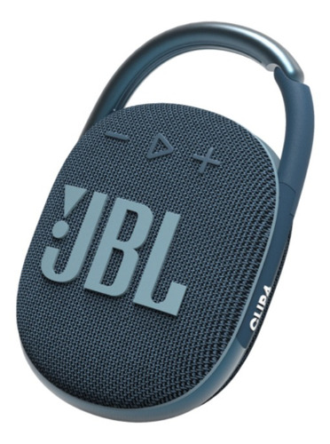 Parlante JBL Clip 4 portátil con bluetooth waterproof blue