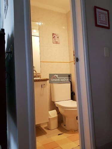 Imagem 14 de 26 de Cobertura Com 2 Dormitórios À Venda, 111 M² Por R$ 532.000,00 - Aparecida - Santos/sp - Co0058
