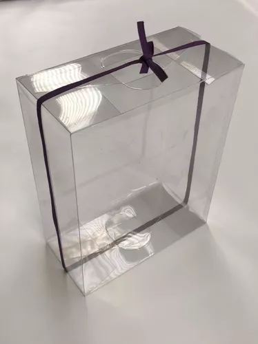 Caja De Acetato Pvc Transparentes 25x20x10cm X20u /900-119