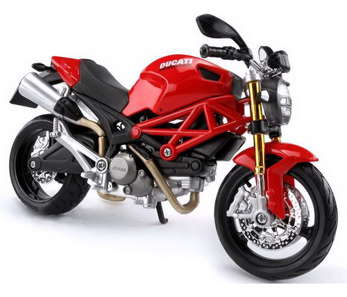 Moto Ducati Monster 696-escala 1/12-maisto