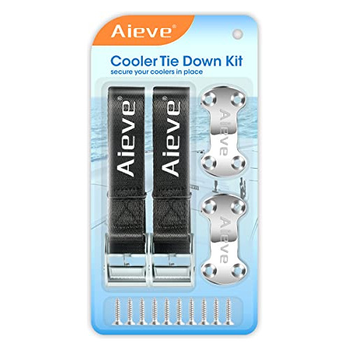 Aieve Kit De Correas De Amarre Para Enfriador, Soporte De Bl